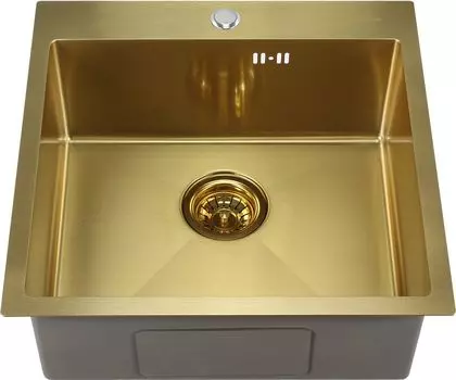 Мойка кухонная Melana Profline 50х50 золото матовый