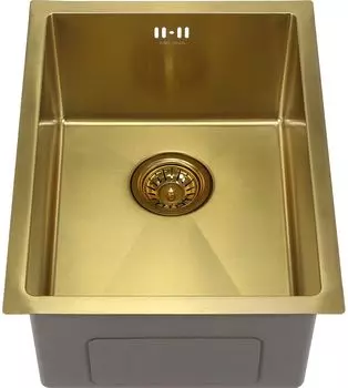 Мойка кухонная Melana Profline 51х38 золото матовый