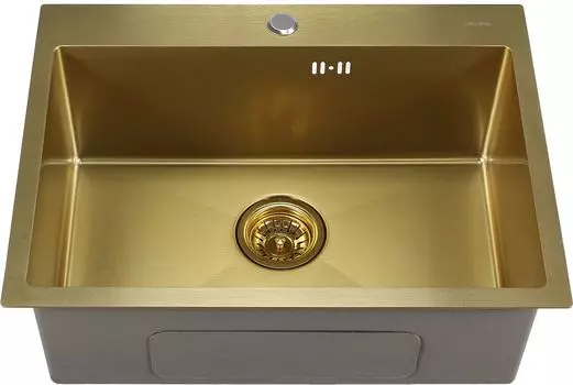 Мойка кухонная Melana Profline 60х45 золото матовый