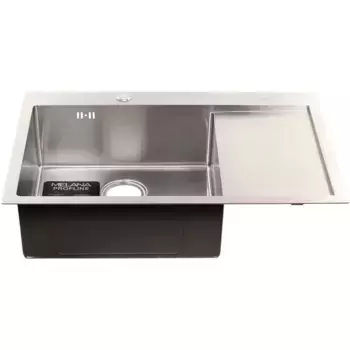 Мойка кухонная Melana Profline 78х51 L сталь матовый