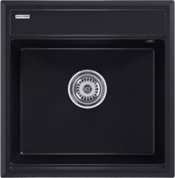 Мойка кухонная Paulmark Stepia 50 PM115051-BLM черный металлик