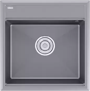 Мойка кухонная Paulmark Stepia 50 PM115051-GRM серый металлик