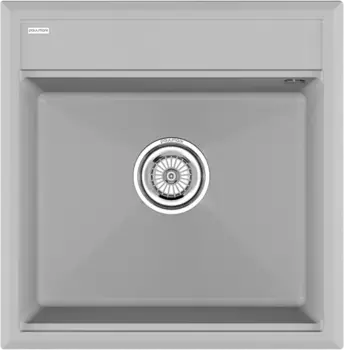 Мойка кухонная мойка Paulmark Stepia 50 светло - серый матовый