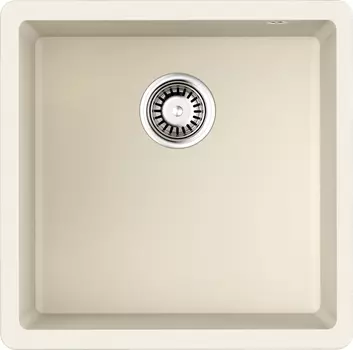 Мойка кухонная Omoikiri Bosen Tetogranit 44х44 белый матовый
