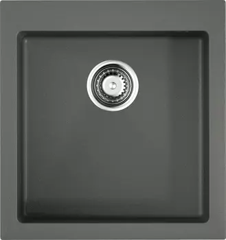 Мойка кухонная Omoikiri Bosen Tetogranit 47х50 серый матовый, платина
