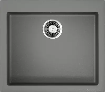 Мойка кухонная Omoikiri Bosen Tetogranit 57х50 серый матовый, leningrad grey