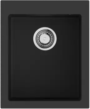 Мойка кухонная Omoikiri Bosen Artceramic 41х50 черный матовый, графит