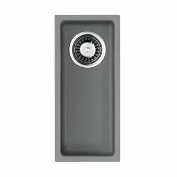 Дополнительная мойка Omoikiri Bosen Tetogranit 20х44 серый матовый, leningrad grey