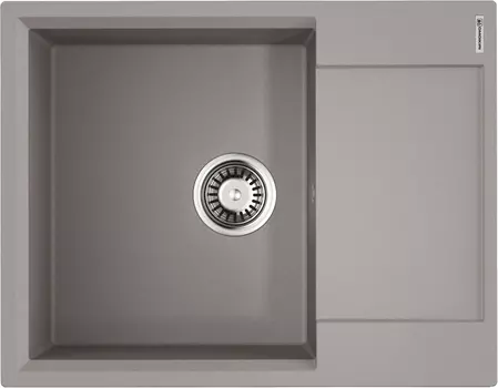 Мойка кухонная Omoikiri Daisen 65х51 серый матовый, leningrad grey