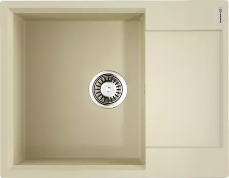 Мойка кухонная Omoikiri Daisen 65х51 бежевый матовый, ваниль