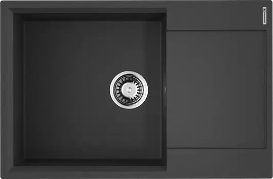 Мойка кухонная Omoikiri Daisen Artgranit 78х51 черный матовый