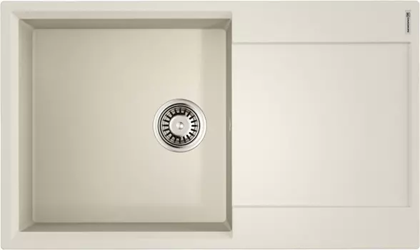 Мойка кухонная Omoikiri Daisen 86х51 белый матовый, пастила