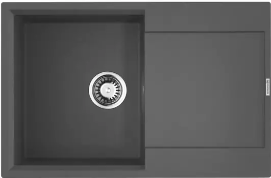 Мойка кухонная Omoikiri Daisen Tetogranit 78х51 серый матовый, leningrad grey
