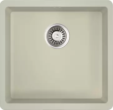 Мойка кухонная Omoikiri Kata 44х42 белый матовый, пастила