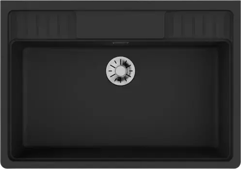 Мойка кухонная Omoikiri Kinokawa Artceramic 90x63.5 черный матовый, графит