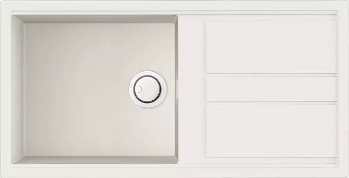 Мойка кухонная Omoikiri Kitagawa Artceramic 100x51.5 белый матовый