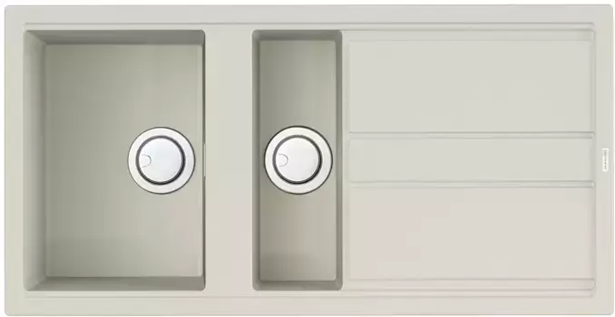 Мойка кухонная двойная Omoikiri Kitagawa Artceramic 100х51 белый матовый