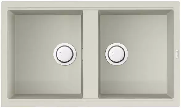 Мойка кухонная двойная Omoikiri Kitagawa Artceramic 86х51 белый матовый