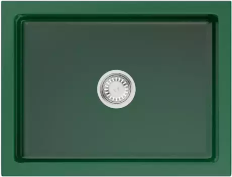 Мойка кухонная Omoikiri Mikura Natceramic 61х46 зеленый глянцевый, royal green