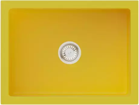 Мойка кухонная Omoikiri Mikura Natceramic 61х46 желтый матовый, sicilian lemon