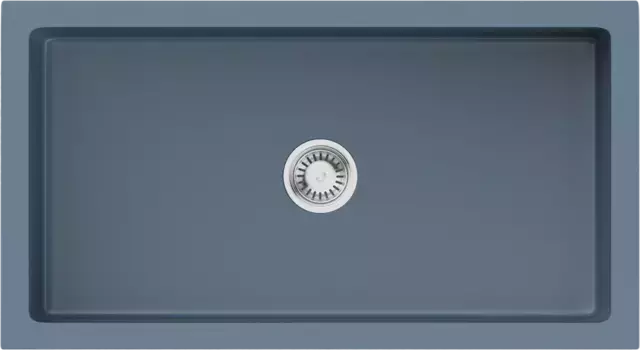 Мойка кухонная Omoikiri Mikura Natceramic 84х46 голубой матовый, smoky blue
