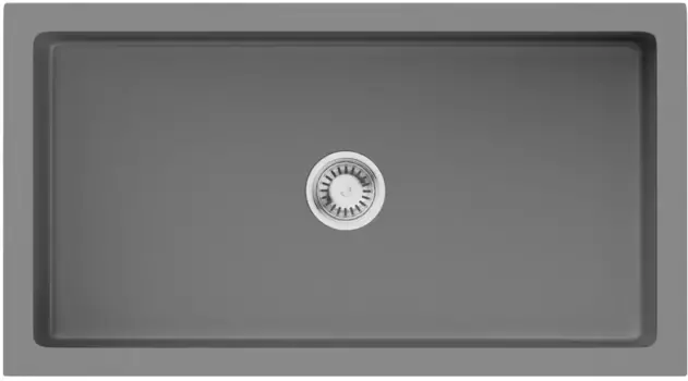 Мойка кухонная Omoikiri Mikura Natceramic 84х46 серый матовый, pebble
