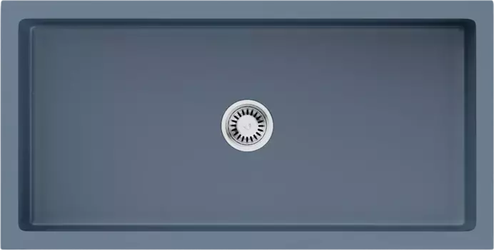 Мойка кухонная Omoikiri Mikura Natceramic 91х46 голубой матовый, smoky blue