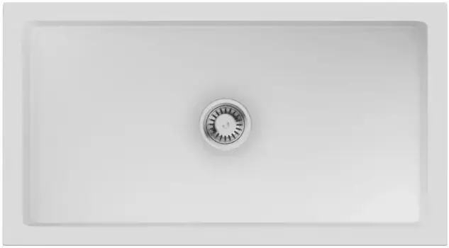 Мойка кухонная Omoikiri Mikura Natceramic 84х46 белый глянцевый