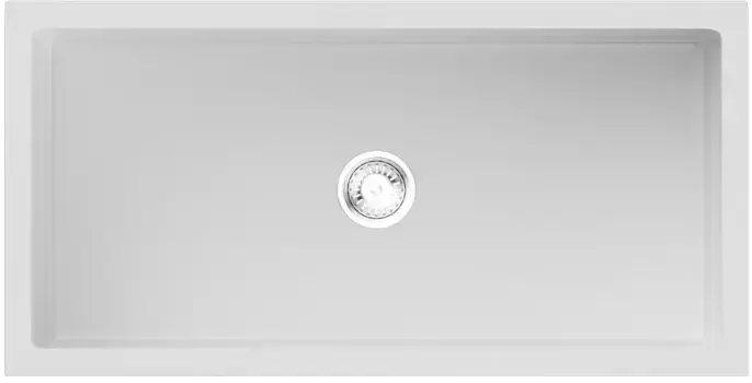 Мойка кухонная Omoikiri Mikura Natceramic 91х46 белый глянцевый