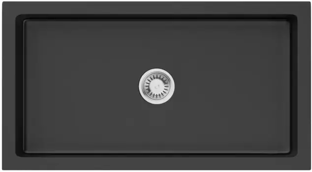 Мойка кухонная Omoikiri Mikura Natceramic 84х46 черный матовый