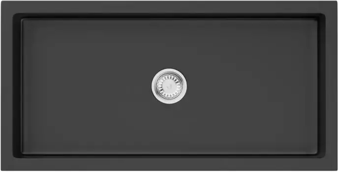 Мойка кухонная Omoikiri Mikura Natceramic 91х46 черный матовый