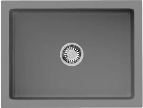 Мойка кухонная Omoikiri Mikura Natceramic 61х46 серый матовый, pebble