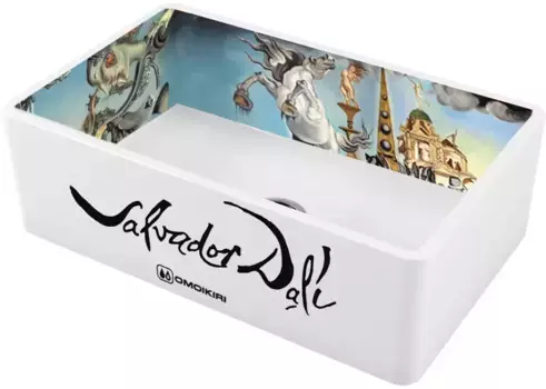 Мойка кухонная Omoikiri Mikura Natceramic 76х46 белый, рисунок Dali