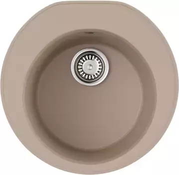 Мойка кухонная Omoikiri Miya Tetogranit 50.5x49 бежевый матовый, шампань