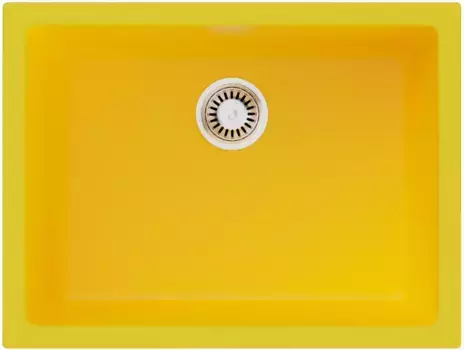 Мойка кухонная Omoikiri Okinoshima Natceramic 61х46 желтый матовый, sicilian lemon