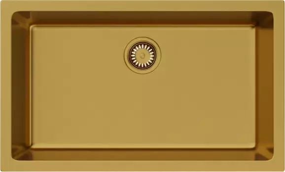 Мойка кухонная Omoikiri Okinoshima Natceramic 76х46 золото матовое