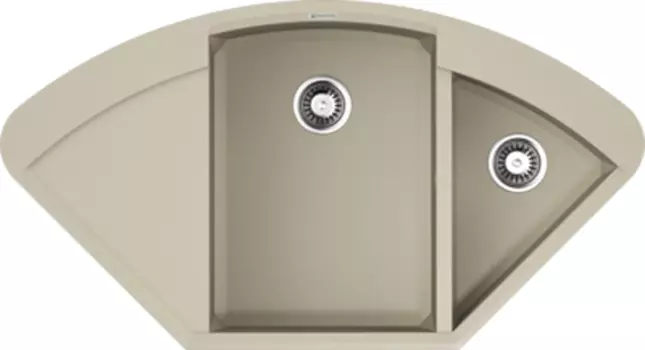 Мойка кухонная Omoikiri Sakaime Tetogranit 105.7х57.5 бежевый матовый