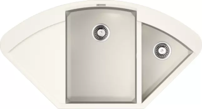 Мойка кухонная Omoikiri Sakaime Tetogranit 105.7х57.5 белый матовый
