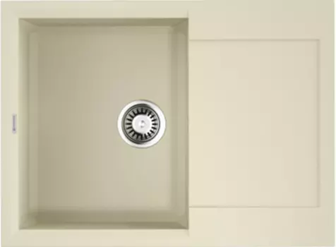 Мойка кухонная Omoikiri Sakaime Tetogranit 68х50 бежевый матовый, ваниль