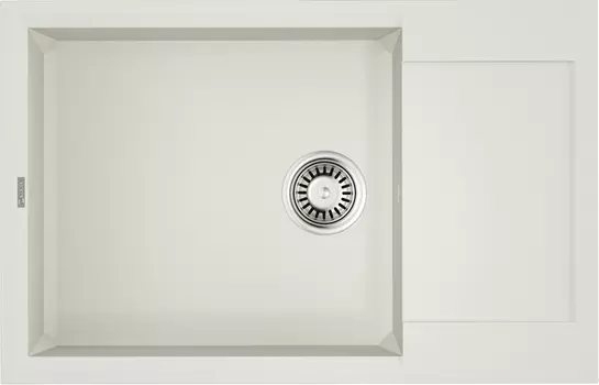 Мойка кухонная Omoikiri Sakaime Tetogranit 78х50 белый матовый