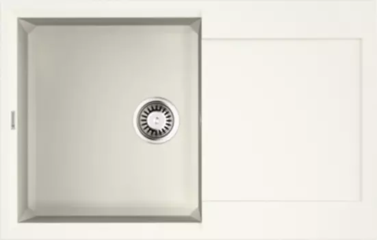 Мойка кухонная Omoikiri Sakaime Tetogranit 78x43.5 белый матовый