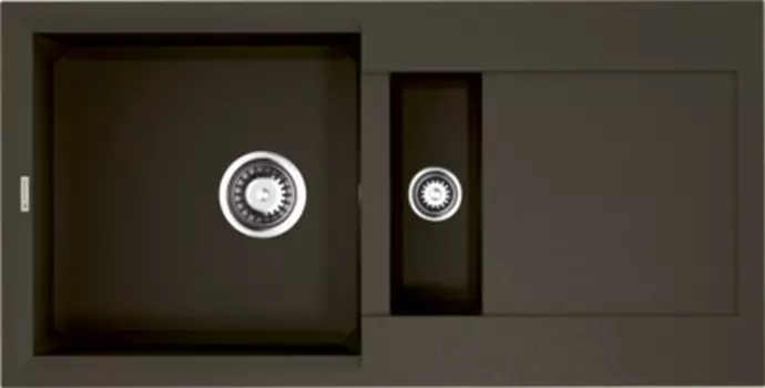 Мойка кухонная Omoikiri Sakaime Tetogranit 86х43.5 коричневый матовый, темный шоколад