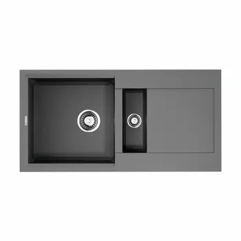 Мойка кухонная Omoikiri Sakaime Tetogranit 86х43.5 серый матовый, leningrad grey