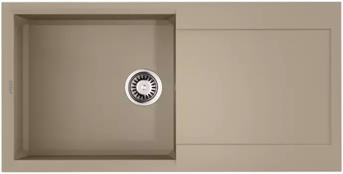 Мойка кухонная Omoikiri Sakaime Tetogranit 100х50 бежевый матовый, шампань