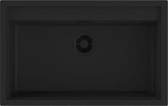 Мойка кухонная Omoikiri Sintesi Artceramic 79х50 черный матовый, графит