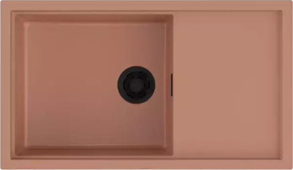 Мойка кухонная Omoikiri Sintesi Artceramic 86х50 красный матовый, canyon