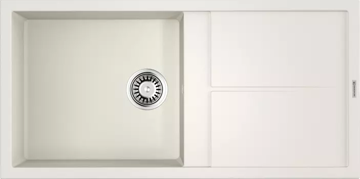 Мойка кухонная Omoikiri Sumi Tetogranit 100х50 белый матовый