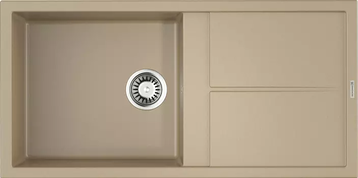 Мойка кухонная Omoikiri Sumi Tetogranit 100х50 бежевый матовый, шампань