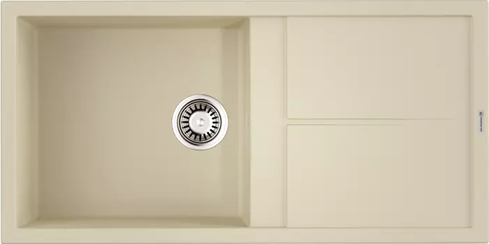 Мойка кухонная Omoikiri Sumi Tetogranit 100х50 бежевый матовый, ваниль