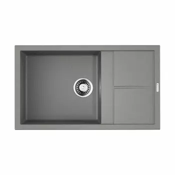 Мойка кухонная Omoikiri Sumi Tetogranit 86х50 серый матовый, leningrad grey